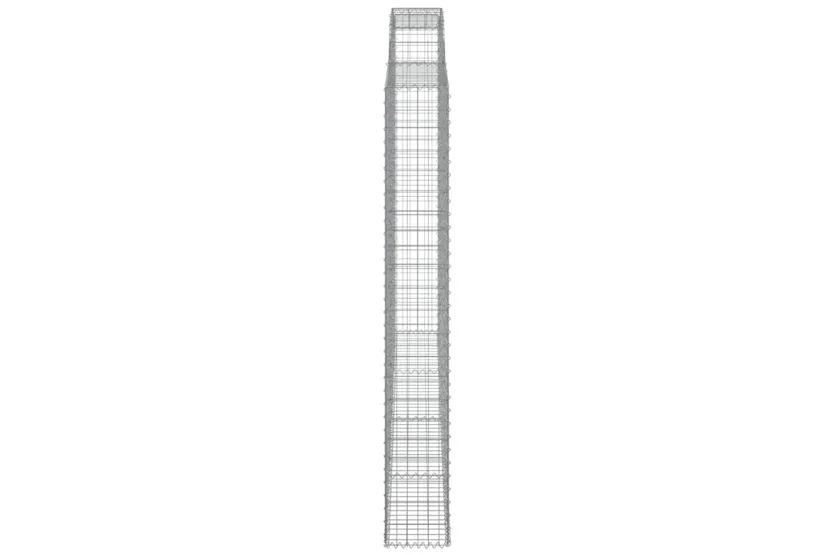 vidaXL 153511 Arched Gabion Basket 300x30x220/240cm Galvanised Iron vidaXL 153511 Arched Gabion Basket 300x30x220/240cm Galvanised Iron