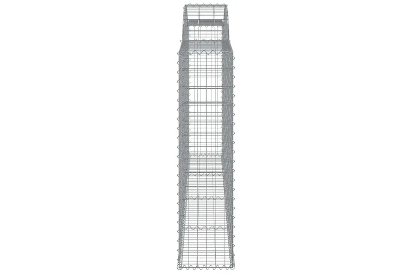 vidaXL 153506 Arched Gabion Basket 300x30x120/140cm Galvanised Iron vidaXL 153506 Arched Gabion Basket 300x30x120/140cm Galvanised Iron