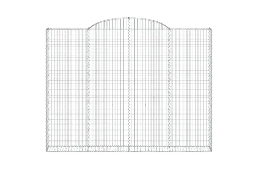 vidaXL 153511 Arched Gabion Basket 300x30x220/240cm Galvanised Iron vidaXL 153511 Arched Gabion Basket 300x30x220/240cm Galvanised Iron