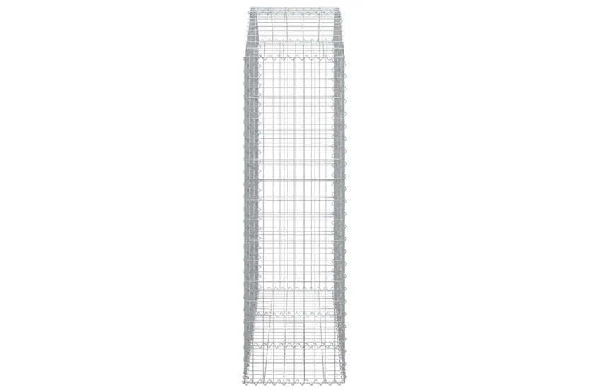 vidaXL 153458 Arched Gabion Basket 150x50x160/180cm Galvanised Iron vidaXL 153458 Arched Gabion Basket 150x50x160/180cm Galvanised Iron