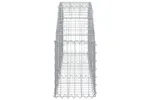 vidaXL 153442 Arched Gabion Basket 150x30x40/60cm Galvanised Iron vidaXL 153442 Arched Gabion Basket 150x30x40/60cm Galvanised Iron
