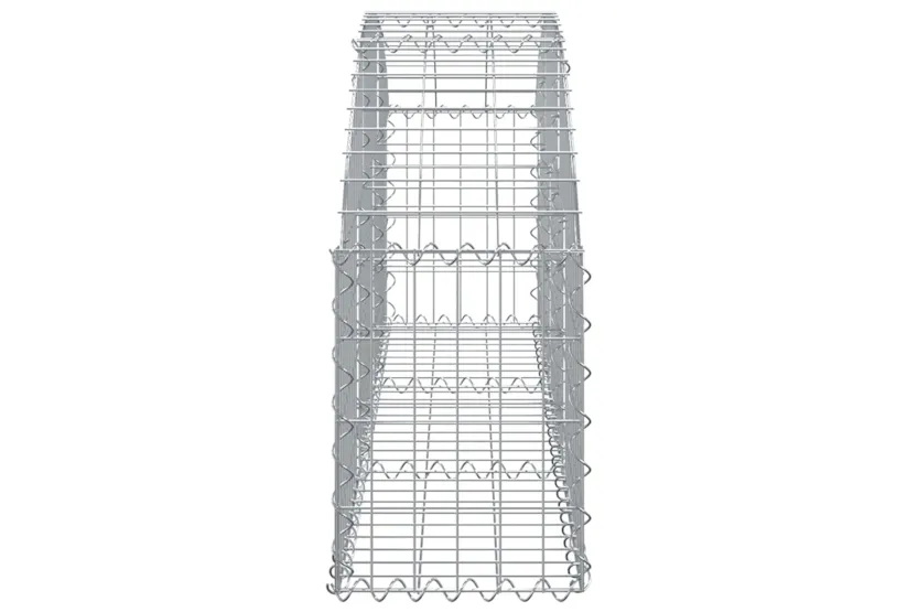 vidaXL 153442 Arched Gabion Basket 150x30x40/60cm Galvanised Iron vidaXL 153442 Arched Gabion Basket 150x30x40/60cm Galvanised Iron