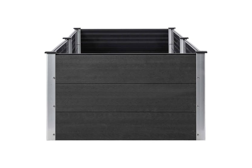 vidaXL 49063 Garden Raised Bed 300x100x54cm Wpc Grey vidaXL 49063 Garden Raised Bed 300x100x54cm Wpc Grey
