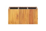 vidaXL 46572 Garden Raised Bed With 3 Pots Solid Acacia Wood vidaXL 46572 Garden Raised Bed With 3 Pots Solid Acacia Wood