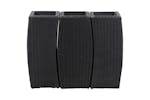 vidaXL 46939 Garden Raised Beds 3 Pcs Poly Rattan Black vidaXL 46939 Garden Raised Beds 3 Pcs Poly Rattan Black