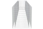 vidaXL 143554 Gabion Raised Bed Galvanised Steel 540x90x100cm vidaXL 143554 Gabion Raised Bed Galvanised Steel 540x90x100cm