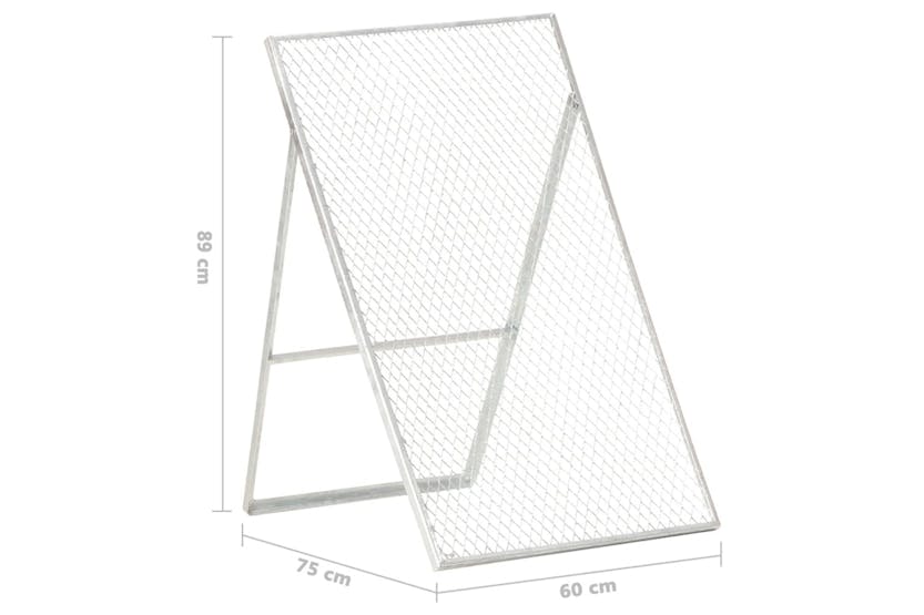 vidaXL 146152 Garden Sieve Galvanised Steel vidaXL 146152 Garden Sieve Galvanised Steel