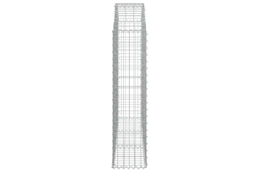 vidaXL 153446 Arched Gabion Basket 150x30x120/140cm Galvanised Iron vidaXL 153446 Arched Gabion Basket 150x30x120/140cm Galvanised Iron