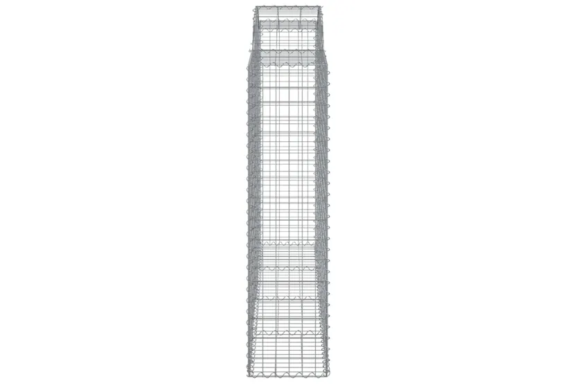 vidaXL 153498 Arched Gabion Basket 200x50x160/180cm Galvanised Iron vidaXL 153498 Arched Gabion Basket 200x50x160/180cm Galvanised Iron