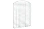 vidaXL 153450 Arched Gabion Basket 150x30x200/220cm Galvanised Iron vidaXL 153450 Arched Gabion Basket 150x30x200/220cm Galvanised Iron