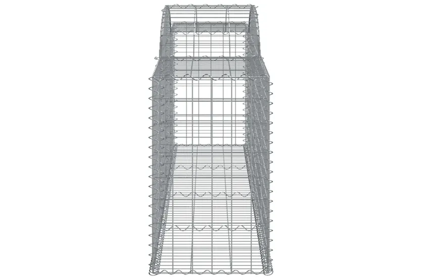 vidaXL 153514 Arched Gabion Basket 300x50x80/100cm Galvanised Iron vidaXL 153514 Arched Gabion Basket 300x50x80/100cm Galvanised Iron