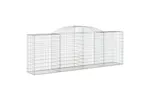 vidaXL 153515 Arched Gabion Basket 300x50x100/120cm Galvanised Iron vidaXL 153515 Arched Gabion Basket 300x50x100/120cm Galvanised Iron