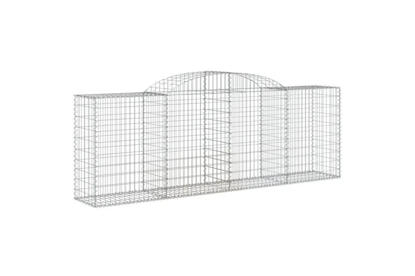 vidaXL 153515 Arched Gabion Basket 300x50x100/120cm Galvanised Iron vidaXL 153515 Arched Gabion Basket 300x50x100/120cm Galvanised Iron