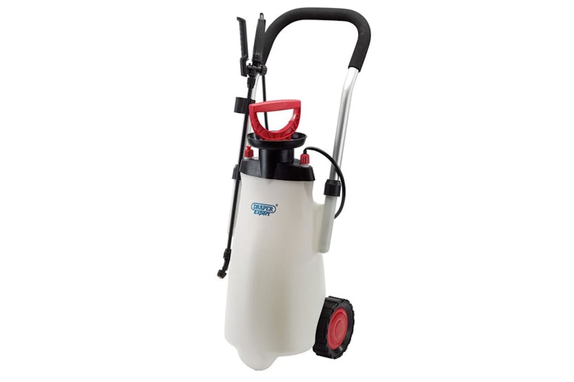 Draper Tools Expert Trolly Pump Sprayer 15 L Red 82583 Draper Tools Expert Trolly Pump Sprayer 15 L Red 82583