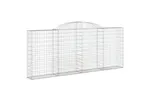 vidaXL 153506 Arched Gabion Basket 300x30x120/140cm Galvanised Iron vidaXL 153506 Arched Gabion Basket 300x30x120/140cm Galvanised Iron