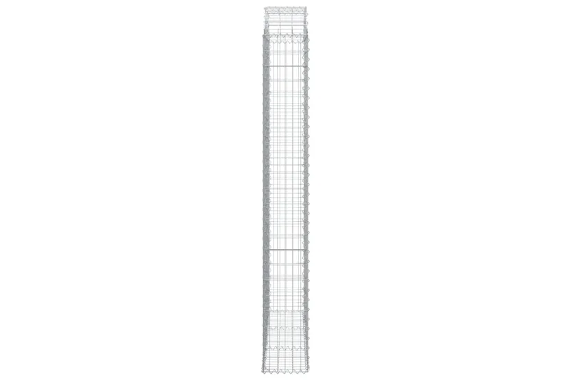 vidaXL 153451 Arched Gabion Basket 150x30x220/240cm Galvanised Iron vidaXL 153451 Arched Gabion Basket 150x30x220/240cm Galvanised Iron