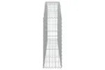 vidaXL 153464 Arched Gabion Basket 200x30x80/100cm Galvanised Iron vidaXL 153464 Arched Gabion Basket 200x30x80/100cm Galvanised Iron