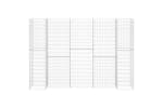 vidaXL 145664 H-shaped Gabion Planter Steel Wire 260x40x180cm vidaXL 145664 H-shaped Gabion Planter Steel Wire 260x40x180cm
