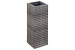 vidaXL 46926 Garden Raised Beds 3 Pcs Poly Rattan Grey vidaXL 46926 Garden Raised Beds 3 Pcs Poly Rattan Grey