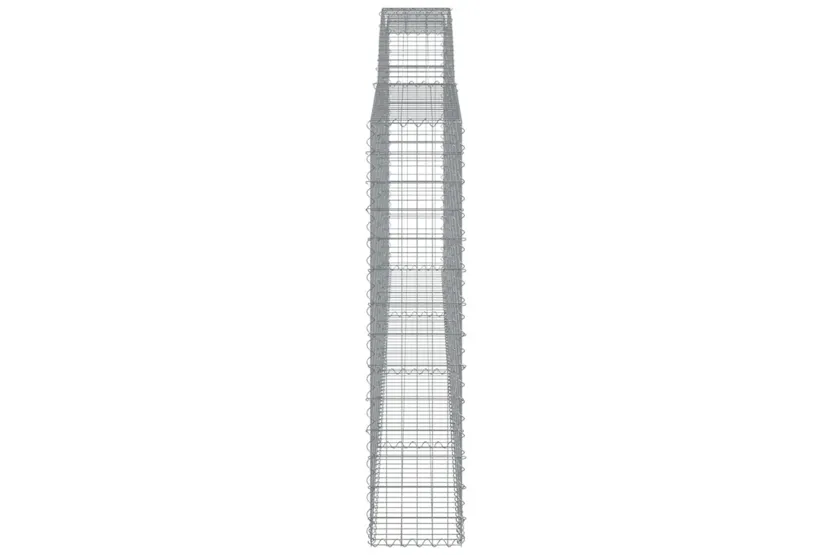 vidaXL 153527 Arched Gabion Basket 400x30x140/160cm Galvanised Iron vidaXL 153527 Arched Gabion Basket 400x30x140/160cm Galvanised Iron