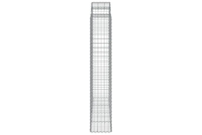 vidaXL 153501 Arched Gabion Basket 200x50x220/240cm Galvanised Iron vidaXL 153501 Arched Gabion Basket 200x50x220/240cm Galvanised Iron