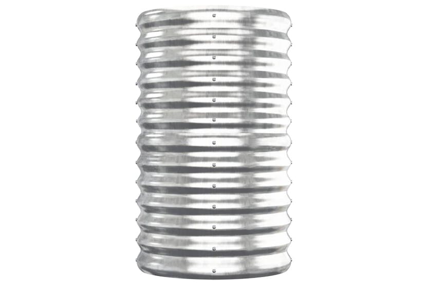 vidaXL 318897 Garden Raised Bed Powder-coated Steel 152x40x68cm Silver vidaXL 318897 Garden Raised Bed Powder-coated Steel 152x40x68cm Silver