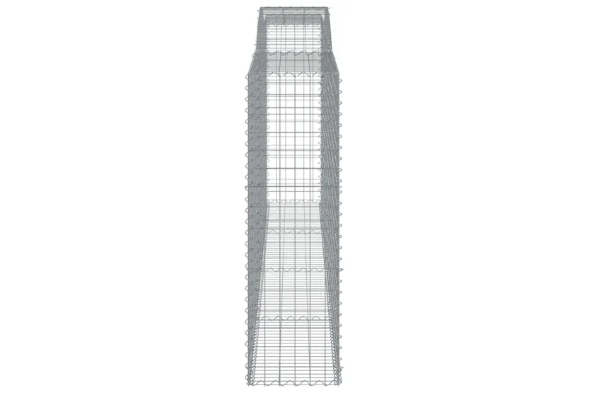 vidaXL 153538 Arched Gabion Basket 400x50x160/180cm Galvanised Iron vidaXL 153538 Arched Gabion Basket 400x50x160/180cm Galvanised Iron