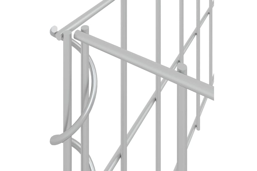 vidaXL 151317 Gabion Raised Bed Galvanised Steel 800x100x20cm vidaXL 151317 Gabion Raised Bed Galvanised Steel 800x100x20cm