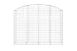 vidaXL 153477 Arched Gabion Basket 200x50x140/160cm Galvanised Iron vidaXL 153477 Arched Gabion Basket 200x50x140/160cm Galvanised Iron