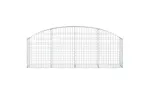 vidaXL 153463 Arched Gabion Basket 200x30x60/80cm Galvanised Iron vidaXL 153463 Arched Gabion Basket 200x30x60/80cm Galvanised Iron