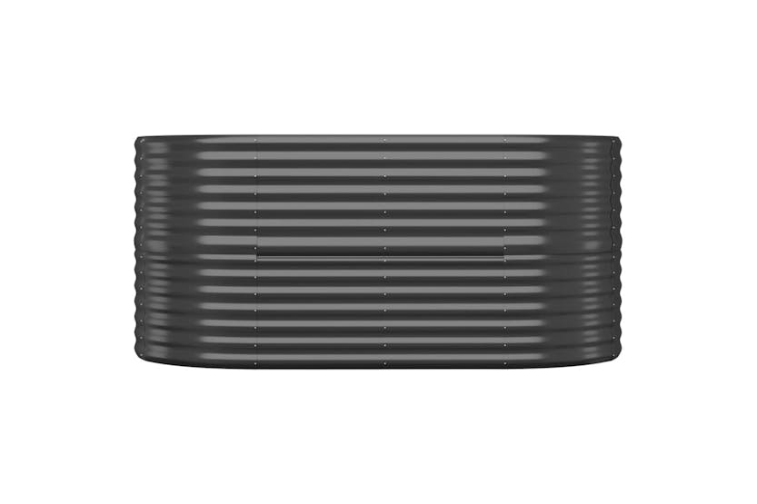 vidaXL 318951 Garden Raised Bed Powder-coated Steel 152x80x68cm Anthracite vidaXL 318951 Garden Raised Bed Powder-coated Steel 152x80x68cm Anthracite