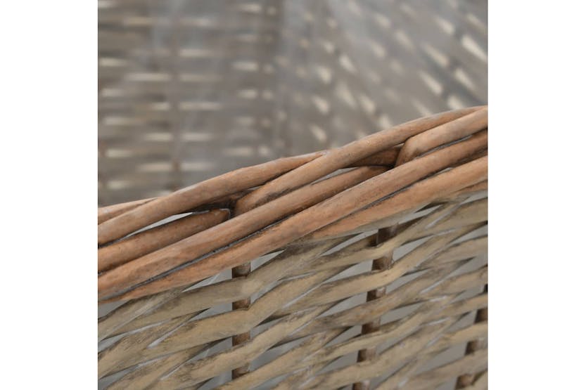 vidaXL 246834 Raised Bed 3 Pcs Wicker With Pe Lining vidaXL 246834 Raised Bed 3 Pcs Wicker With Pe Lining