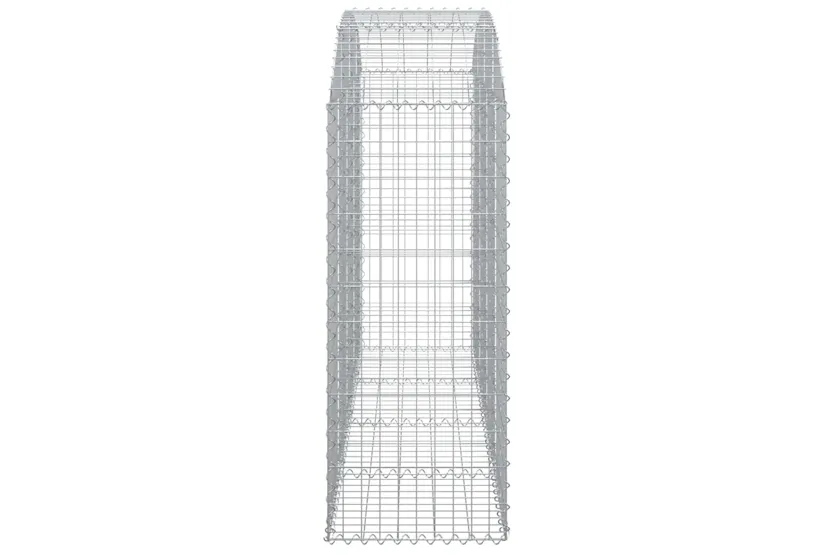 vidaXL 153476 Arched Gabion Basket 200x50x120/140cm Galvanised Iron vidaXL 153476 Arched Gabion Basket 200x50x120/140cm Galvanised Iron