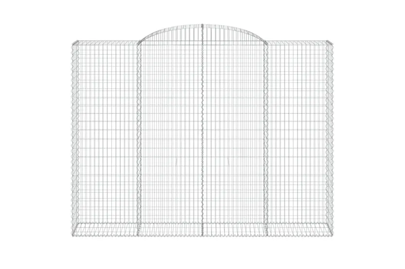 vidaXL 153521 Arched Gabion Basket 300x50x220/240cm Galvanised Iron vidaXL 153521 Arched Gabion Basket 300x50x220/240cm Galvanised Iron