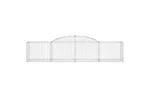 vidaXL 153513 Arched Gabion Basket 300x50x60/80cm Galvanised Iron vidaXL 153513 Arched Gabion Basket 300x50x60/80cm Galvanised Iron