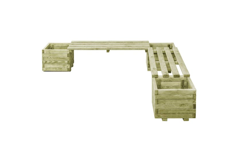 vidaXL 180174 B-stock Garden Planter Bench Impregnated Solid Wood Pine vidaXL 180174 B-stock Garden Planter Bench Impregnated Solid Wood Pine