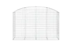 vidaXL 153476 Arched Gabion Basket 200x50x120/140cm Galvanised Iron vidaXL 153476 Arched Gabion Basket 200x50x120/140cm Galvanised Iron
