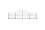 vidaXL 153482 Arched Gabion Basket 200x30x40/60cm Galvanised Iron vidaXL 153482 Arched Gabion Basket 200x30x40/60cm Galvanised Iron