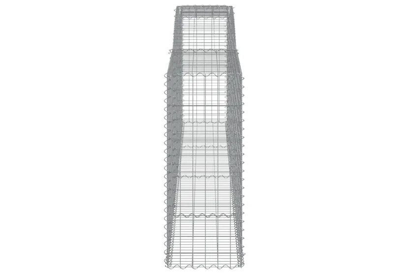 vidaXL 153536 Arched Gabion Basket 400x50x120/140cm Galvanised Iron vidaXL 153536 Arched Gabion Basket 400x50x120/140cm Galvanised Iron