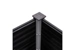 vidaXL 318101 Garden Raised Bed Grey 300x100x54cm Wpc vidaXL 318101 Garden Raised Bed Grey 300x100x54cm Wpc
