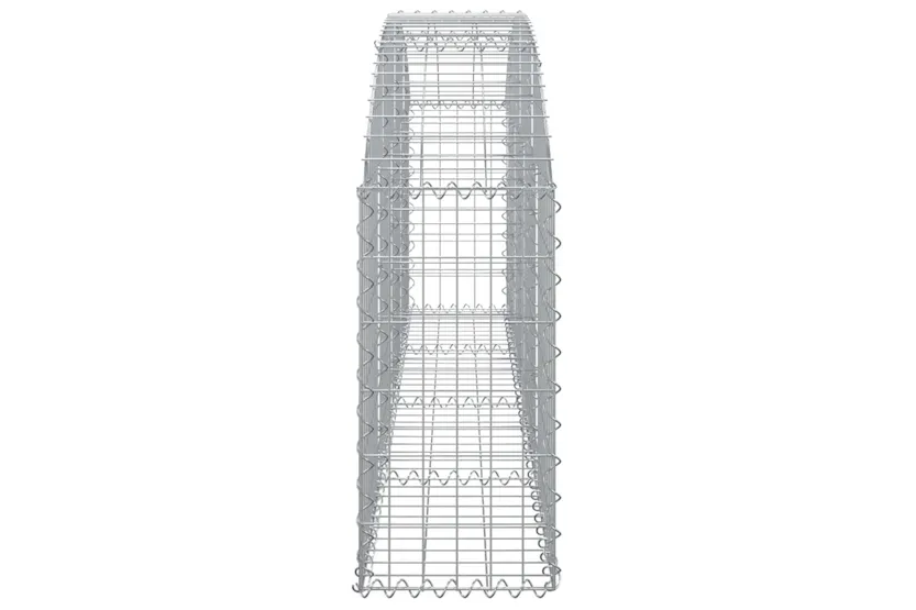 vidaXL 153463 Arched Gabion Basket 200x30x60/80cm Galvanised Iron vidaXL 153463 Arched Gabion Basket 200x30x60/80cm Galvanised Iron
