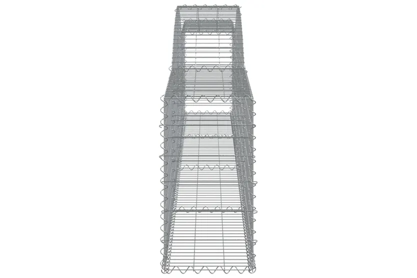 vidaXL 153523 Arched Gabion Basket 400x30x60/80cm Galvanised Iron vidaXL 153523 Arched Gabion Basket 400x30x60/80cm Galvanised Iron