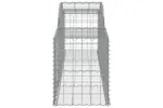 vidaXL 153513 Arched Gabion Basket 300x50x60/80cm Galvanised Iron vidaXL 153513 Arched Gabion Basket 300x50x60/80cm Galvanised Iron