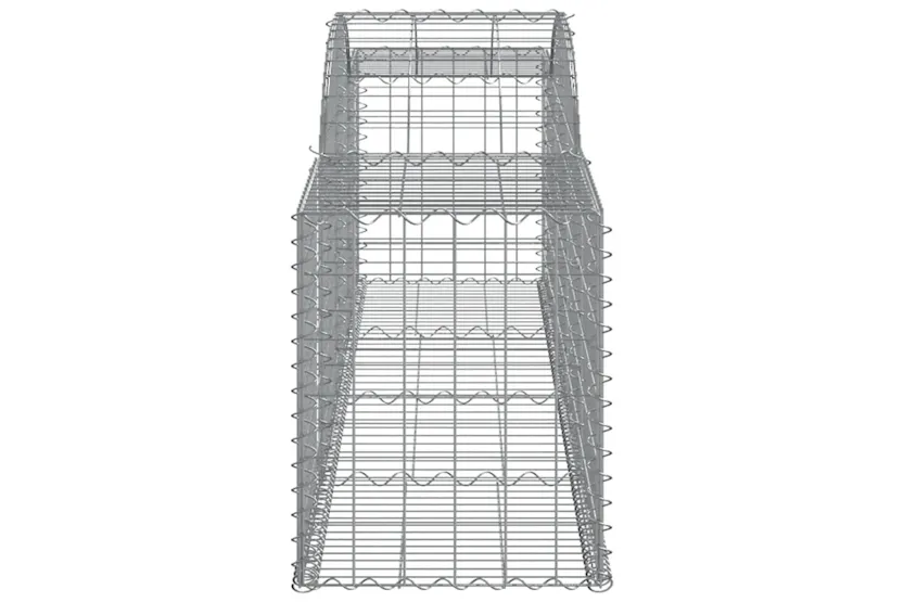 vidaXL 153513 Arched Gabion Basket 300x50x60/80cm Galvanised Iron vidaXL 153513 Arched Gabion Basket 300x50x60/80cm Galvanised Iron