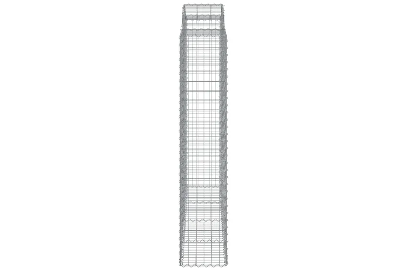 vidaXL 153500 Arched Gabion Basket 200x50x200/220cm Galvanised Iron vidaXL 153500 Arched Gabion Basket 200x50x200/220cm Galvanised Iron