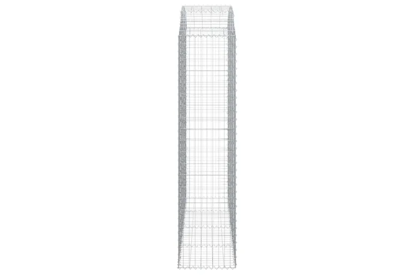 vidaXL 153480 Arched Gabion Basket 200x50x200/220cm Galvanised Iron vidaXL 153480 Arched Gabion Basket 200x50x200/220cm Galvanised Iron