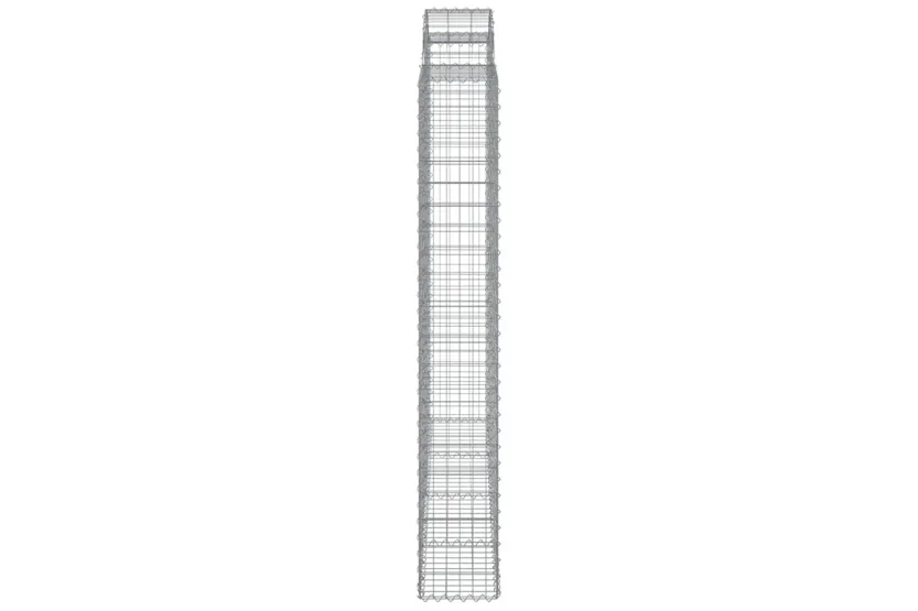 vidaXL 153490 Arched Gabion Basket 200x30x200/220cm Galvanised Iron vidaXL 153490 Arched Gabion Basket 200x30x200/220cm Galvanised Iron