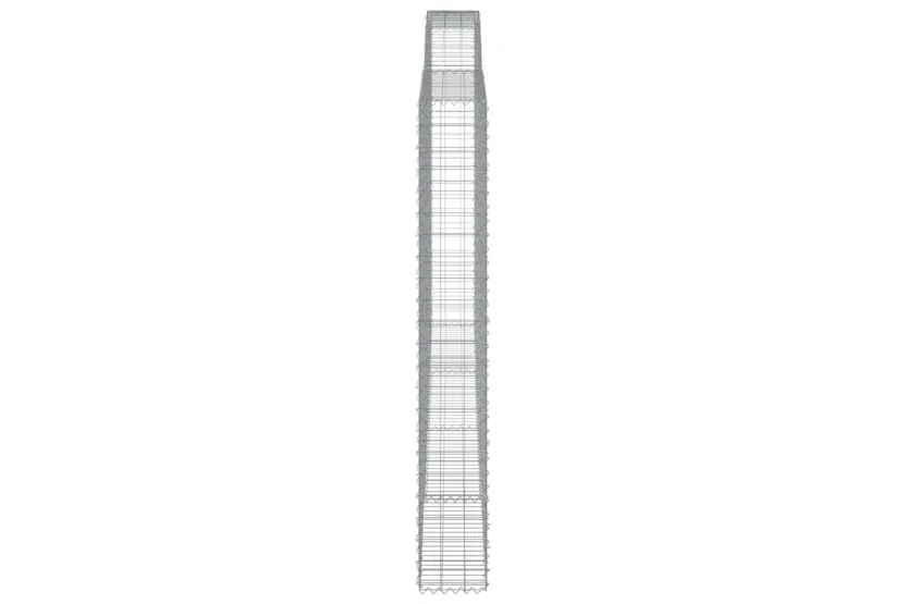 vidaXL 153531 Arched Gabion Basket 400x30x220/240cm Galvanised Iron vidaXL 153531 Arched Gabion Basket 400x30x220/240cm Galvanised Iron