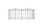 vidaXL 153554 Arched Gabion Raised Bed 200x100x100cm Galvanised Iron vidaXL 153554 Arched Gabion Raised Bed 200x100x100cm Galvanised Iron