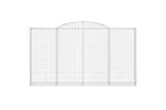 vidaXL 153508 Arched Gabion Basket 300x30x160/180cm Galvanised Iron vidaXL 153508 Arched Gabion Basket 300x30x160/180cm Galvanised Iron